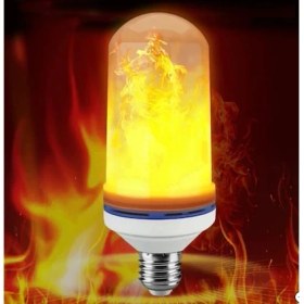 Resim Tamled Newlight 7W LED Alev Ampul E-27 Duy Tipi 3 Foksiyonlu Alev Etkili Ampul 