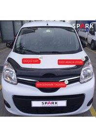 Resim Renault Kangoo 2014-2021 Yıl Aralığı Uyumlu Kaput Rüzgarlığı 4mm Siyah 