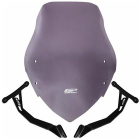 Resim GP Kompozit Honda CB125F 2023-2024 Uyumlu Ön Cam Füme 48 cm 