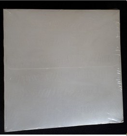 Resim Davetiye Zarfı 17.5 Cm X 17.5 Cm 170 Gr.simli Gümüş 50 Adetli Pk 