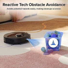 Resim roborock Q8 Max Robot Süpürge Çift Fırçalı / 5500 Pa Emiş / Hareket Etmeyen Bölgeler/Zemin Çizimi Boyunca Temizlik/3D Çizim/Çoklu Temizleme Seviyeleri/APP (Q7 Max yükseltilmiş) 