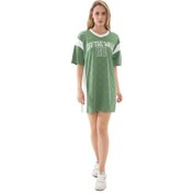 Resim Vans Sixty Sixers Jersey Dress Kadın Elbise - Etek Yeşil 