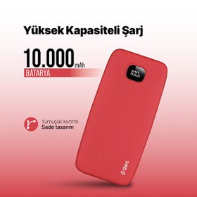 Resim Ttec 2Bb205Gk Chargeup LCD 10.000Mah Gül KurusuPowerbank 