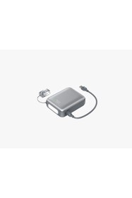 Resim shaza NEXA Serisi 10.000 Mah Kendinden Kablolu Powerbank - Gri 