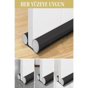 Resim 4 Adet Kapı Altı Rüzgar Önleyic Isı Yalıtım Süngeri Rüzgartoz Soğuk Süngeri Çift Taraflı Izolasyon 