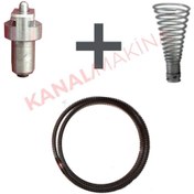 Resim Kanal Makina Kanal Açma Seti (16 Mm Yay + Matkap Ucu + 1 Adet Başlık) 