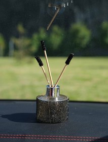 Resim TASARIM ARABAM ATİKE ELİF AKIN Siyah Yuvarlak Kavanoz Koku 