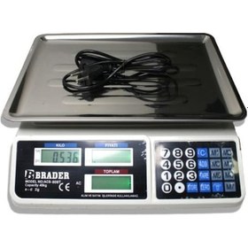 Resim Brader Elektronik Terazi Market Manav Terazi 40 KG 