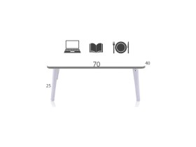 Resim servetavcı Lando Çok Amaçlı Laptop ve Tablet Sehpası - Atlantik Çam 70X40X27 