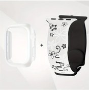 Resim Sunshine022 2 Adet Kadın Ayarlanabilir Su Geçirmez Spor Bilek Kayışı 46mm Series 10 Kasa 