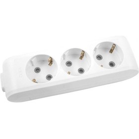 Resim Viko Multi-let Üçlü Klemensli Grup Priz 90113300 