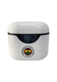Resim Fenerbahçe Orjinal Lisanslı Beyaz Air Kalemtraş Ahşap Kutulu 6'lı Kırtasiye Seti Sarı-lacıvert 