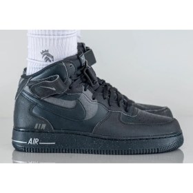 Resim Nike Air Force 1 Mid '07 Lx DQ7666-001 Erkek Siyah Spor Ayakkabı 