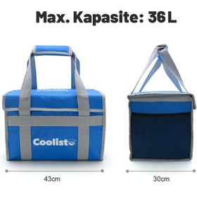 Resim Coolist CL36B 36 Litre Katlanabilir Termos Bez Çanta / Buzluk 