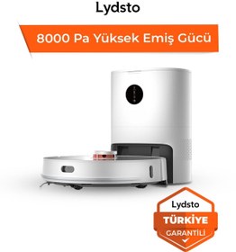 Resim Lydsto S1 Max Uv ve Ozon Sterilizasyonlu - 8000 Pa - Yapay Zeka Akıllı Robot Süpürge 