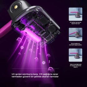 Resim Süpürge Kablosuz Yüksek Emiş Gücüyle Uv-C Sterilize Eden Akar ve Toz Temizleyici 