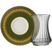Resim Sandro Moreno 1453 Farfar Optik 12 Parça 6 Kişilik Çay Seti 110 ml 