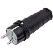 Resim AyrStore Kauçuk 1 X 16 A Topraklı Erkek Fiş 220V 