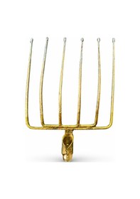 Resim 6 Dişli Metal Dirgen 38 Cm Güçlü Yapı, Uzun Ömürlü Bahçe Yardımcısı Pancar Dirgeni 