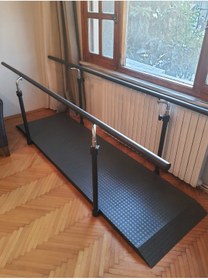 Resim Genel Markalar 2 Metre Zeminli Yükseklik Ve Genişlik Ayarlanabilir, Paralel Bar 