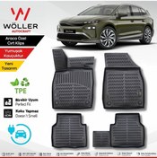 Resim Skoda Enyaq Paspas Elektrikli 2024 Sonrası Uyumlu 3d Havuzlu Wöller Paspas 