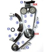 Resim Blue 1.6 2014-2019 / İ20 1.4 2015-2018 / Elantra 1.6 2016-2018 Dizel Motor Zincir Takımı 13 Parça Lpznc019 