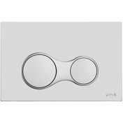 Resim VitrA Sirius 740-0485 Kumanda Paneli, Mat Krom - Parlak Krom 