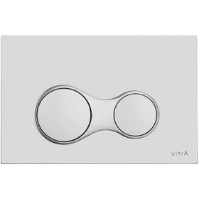 Resim VitrA Sirius 740-0485 Kumanda Paneli, Mat Krom - Parlak Krom 
