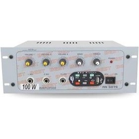 Resim Best 12V 100W Amfi 2 Mic / 1 Line 2 Band Eq 