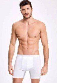 Resim İLKE İÇ GİYİM Likralı Uzun Erkek Boxer 10 Adet 