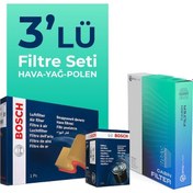 Resim Bosch Jaguar S-Type 2.7 Dizel Filtre Bakım Seti (2000-2008) 3 Lü 