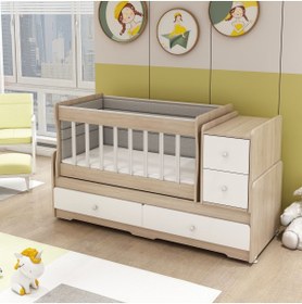 Resim Patiko Furniture Swing Büyüyen Beşik 60x165 cm 