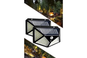 Resim Delixa Starmax Güneş Enerjili Hareket Sensörlü IP65 Suya Dayanıklı 100 LED Lamba 1410 