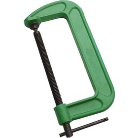 Resim Geeksen Tuosen Logo'lu El Operasyonlu Ağır Çelik Döküm Ahşap Zımba - G Tipi Sabitleyici Zımba Yeşil-siyah Karışık Renk 5 İnç 