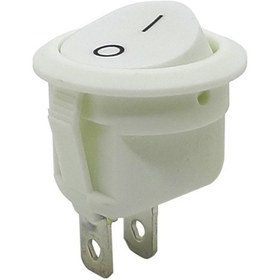 Resim Yuvarlak Anahtar Beyaz 2P 0-1 