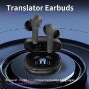 Resim Meanyou B11 Çeviri Kulaklıkları Gerçek Zamanlı Bluetooth Kulaklıklar Tercüman 144 Dil Eşzamanlı İş Tercüme Kulaklıkları 
