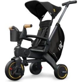 Resim Doona Liki Katlanır Bebek Bisikleti S5 Nitro Black-10020 Siyah 