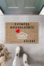 Resim P Parla Dijital Baskı Kişiye Özel İç Kapı Dekorasyon Paspas PS11304 