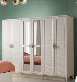 Resim Atina Gardırop-mdf-aytaşı-230x58x210cm-6 Kapak-aynalı Kapak-ücret 