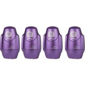 Resim Mena Rise E-Bot Sılgılı Kalemtıras Metalık Mor 4lu Set 