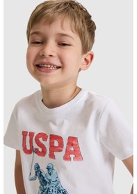 Resim U.s. Polo Assn. Erkek Çocuk Beyaz Tişört 50326998-vr013 