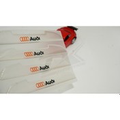 Resim Audi Logo Kapı Kenarı Koruma Şeffaf Kauçuk 3M Band New Style 