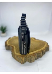 Resim Özdemirler Deri Siyah Erkek Küçük Boy Hakiki Deri Kapaklı Postacı Çanta Siyah Küçük Boy Erkek Siyah 