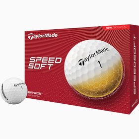 Resim SpeedSoft Golf Topu Ultra Yumuşak Duyum ve Yüksek Hız Performansı - Beyaz 