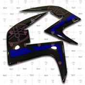 Resim Redline Grafik Yamaha Tracer 700 Yan Pad Koruma Sticker Race Blue 2016-2019 