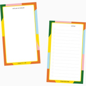 Resim Notepad İkili Set - Çok Renkli 