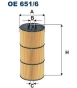 Resim FILTRON OE651-6 | Yağ Filtresi 