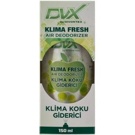 Resim Divortex Klima Fresh - Temizleyici Klima Bombası Yeşil Elma 150ml X 5 Adet 