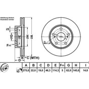 Resim MGA 50272 FREN DİSKİ ÖN Corolla Uyumlu 07- AURIS 07- BENZİNLİ HAVALI 275 