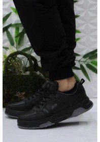 Resim M.p 242 2056 Siyah Rahat Sneaker Erkek Ayakkabı 001 